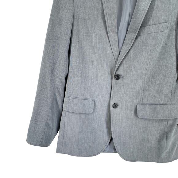 INC International Concepts Men’s Slim Fit Gray 2 Piece Suit Blazer Pants S 30x30 - Picture 7 of 7